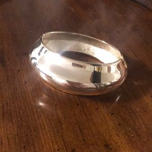 Silver chunky bracelet